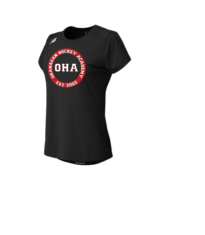 OHA est 2002 Women's New Balance Short Sleeved Shirt